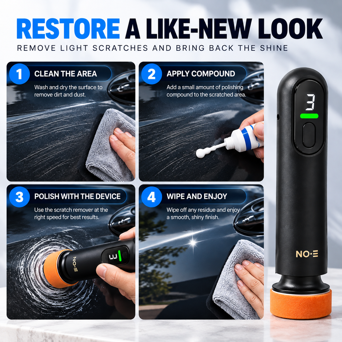 Gozee Cordless Car Polisher