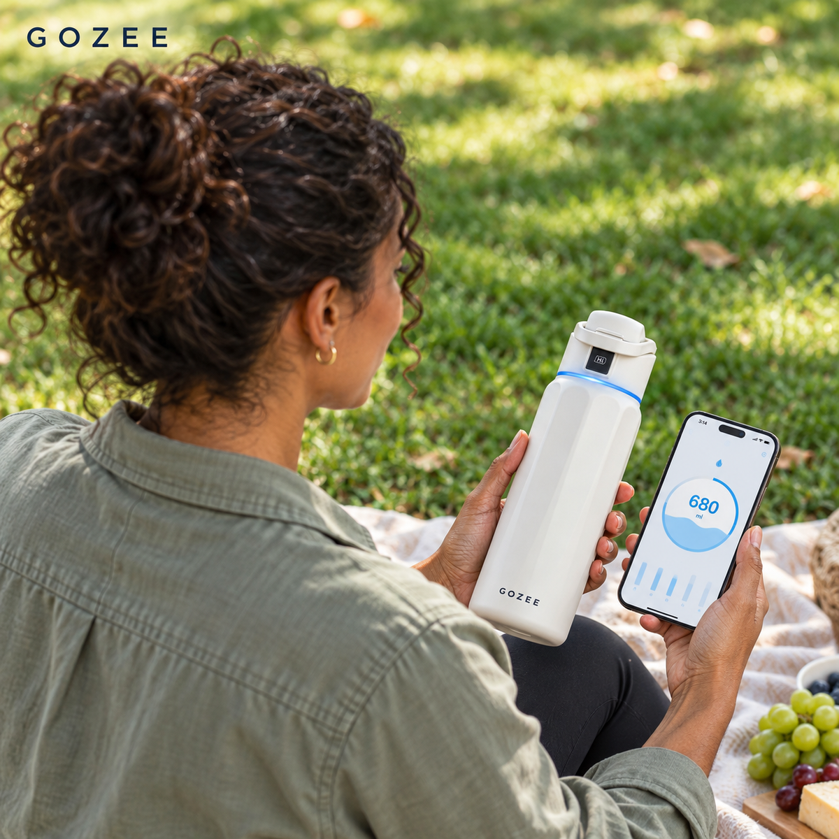 Gozee Boost Smart Water Bottle