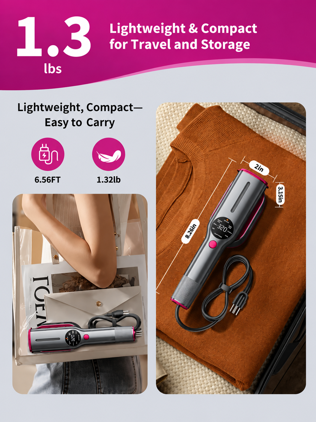 Gozee Flash 2-in-1 Steamer