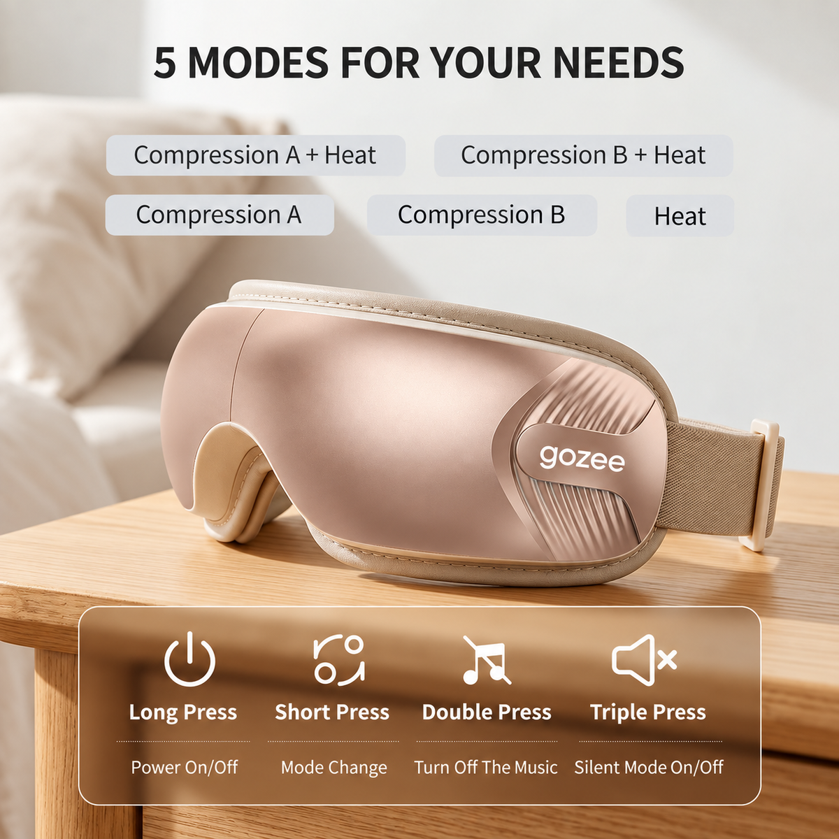 Gozee Heated Eye Massager